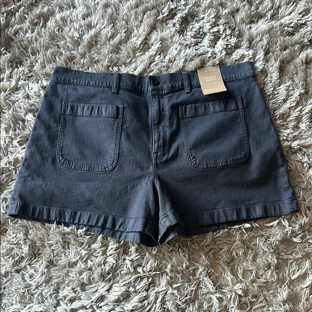 Madewell Women's Dark Blue “Emmett” Shorts